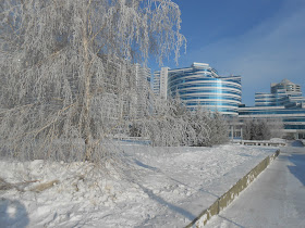 Astana Gardens in Winter