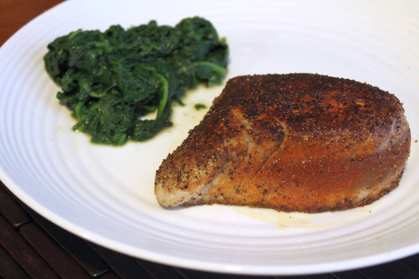 Spicy Seared Tuna with Balsamic Reduction (inspired by Big Fish) for