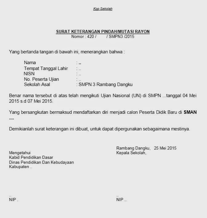 Contoh Surat Tugas Pelatihan Guru Kolektif Suratmenyuratnet