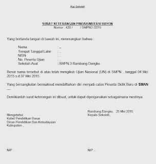 Berkas Kelengkapan SIswa Pindah Sekolah Antar Rayon Berkas Kelengkapan SIswa Pindah Sekolah Antar Rayon