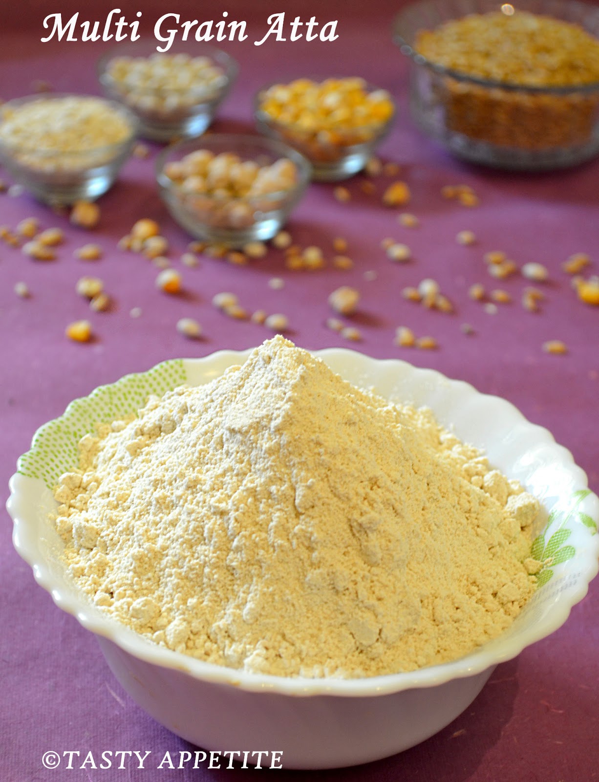 How to make Multigrain Atta at home ? Homemade Chapathi Flour