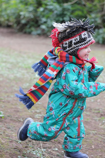 joules snowsuit and scarf