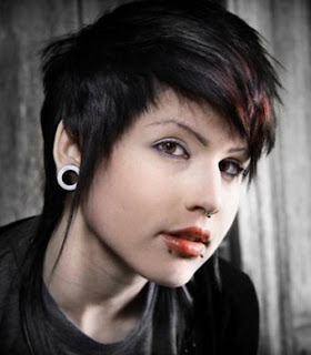 short emo hairstyle