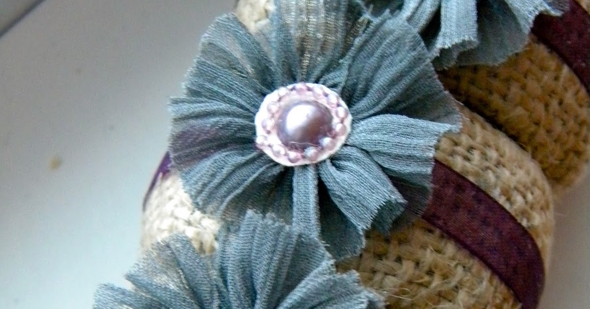 Love Simply Day 5 Burlap Napkin Rings