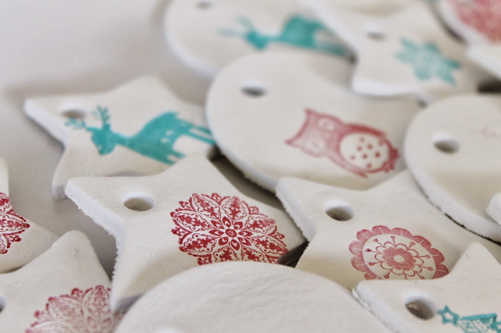 A Slice in the Life of Julie Clay Christmas Decorations