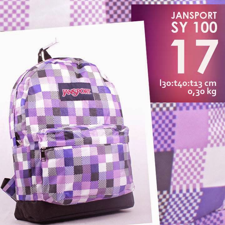 jual online tas jansport murah model ransel motif kotak-kotak jual online tas jansport murah model ransel motif kotak-kotak