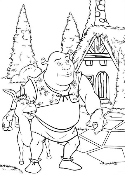 Shrek Drawings Coloring ~ Child Coloring