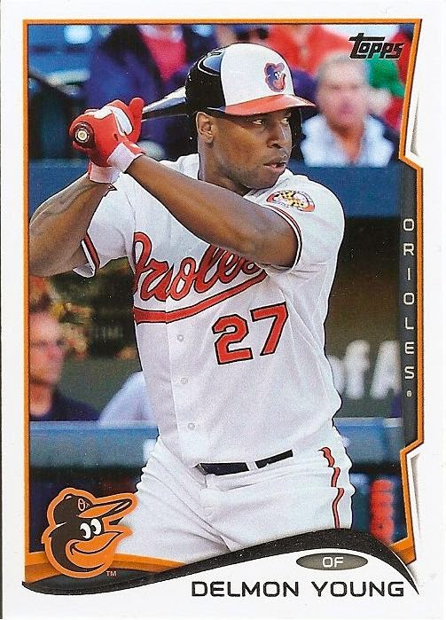 Orioles Card "O" the Day Delmon Young, 2014 Topps Update Series US160