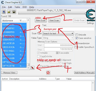 resmi büyük görmek için tıklayın cheat engine