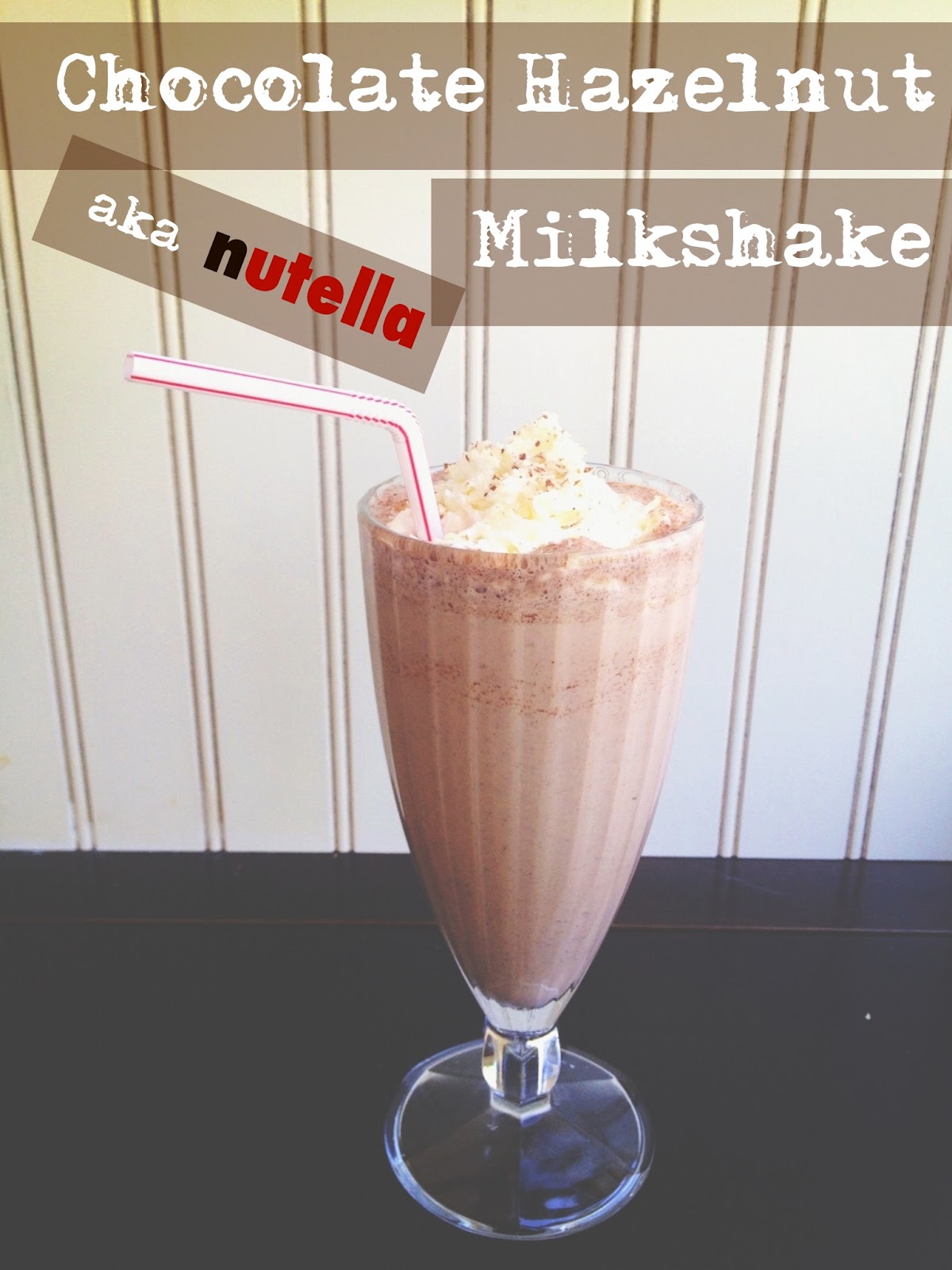 LIFE IS SWEET Chocolate Hazelnuts Milkshakes