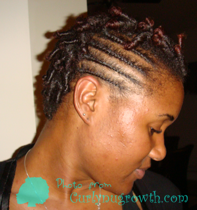 Curlynugrowth It Begins Hair Twa Hairstyle Mohawk W Flexis