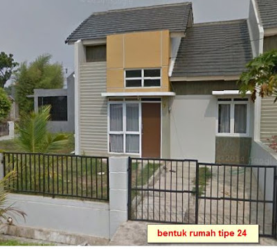 tipe 24/36 contoh rumah di perumahan bogor
