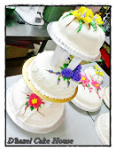 3 tiers wedding cake