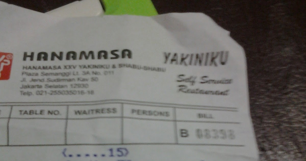 Make it simple: Hanamasa Plaza Semanggi