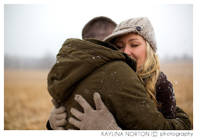 Snowy Engagement Pictures