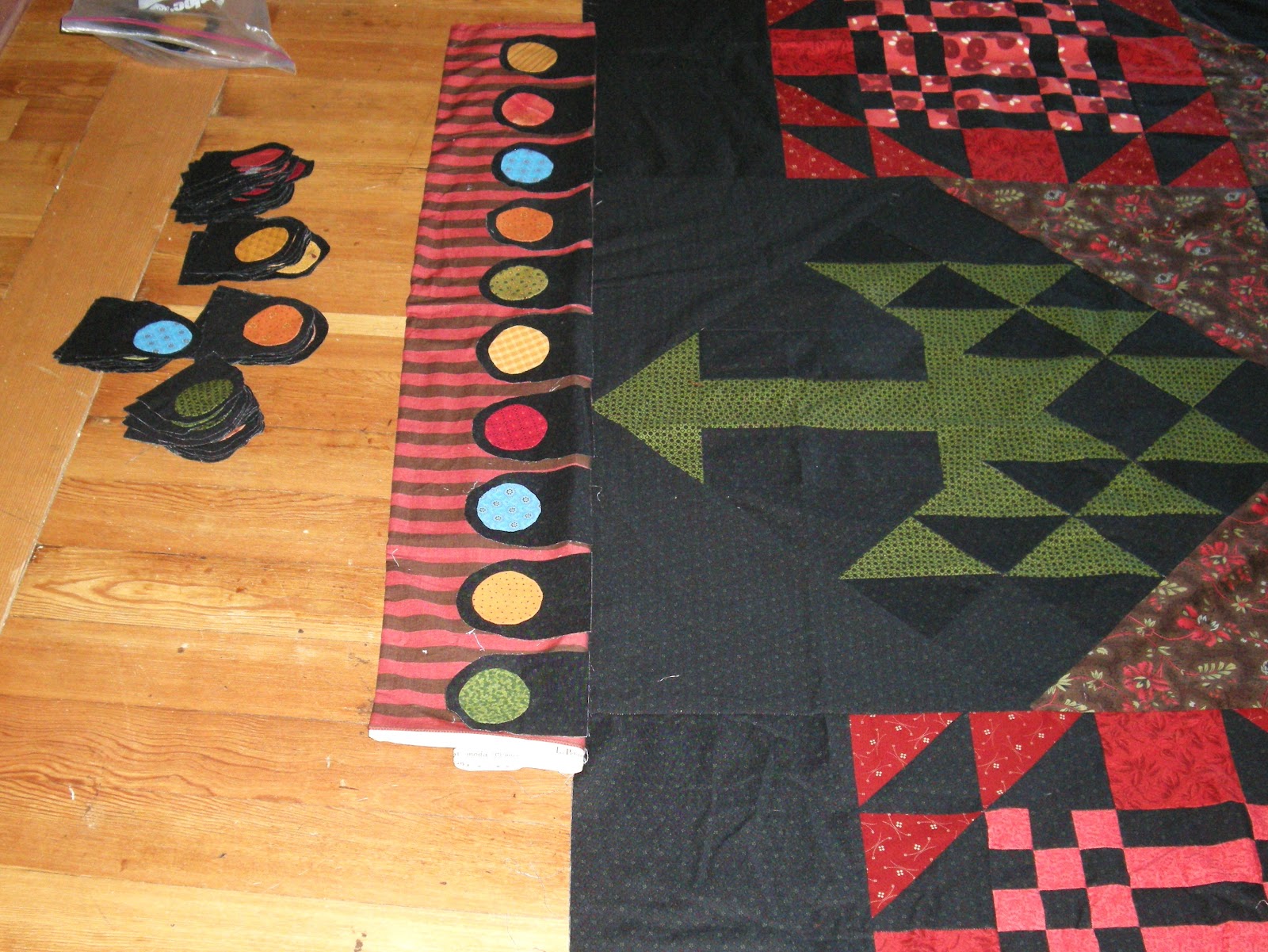 Quilty Folk Working on Another Unfinished Quilt Top