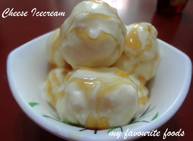 Eggless Cheese Icecream