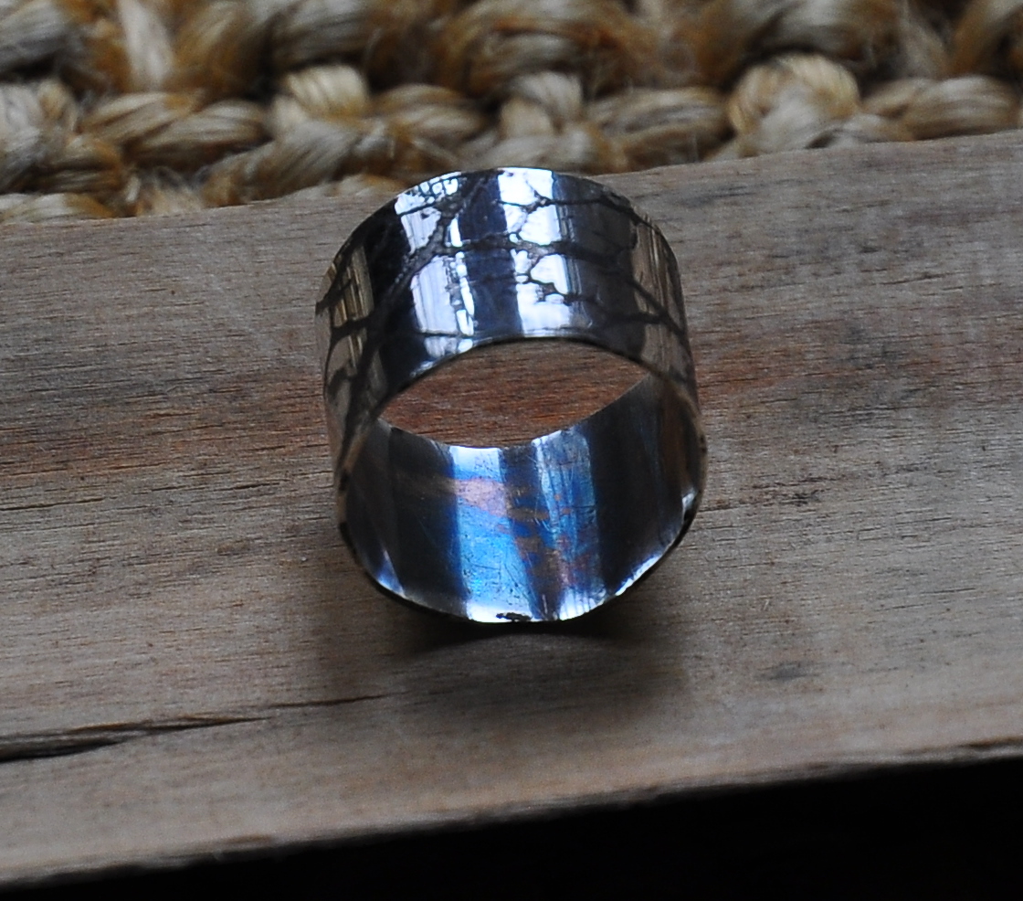 Pickle and flux Etching sterling silver tutorial