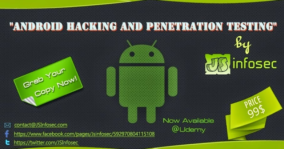 Android Hacking And Penetration Testing Course Launched With Special Discounts for 101Hacker Readers 