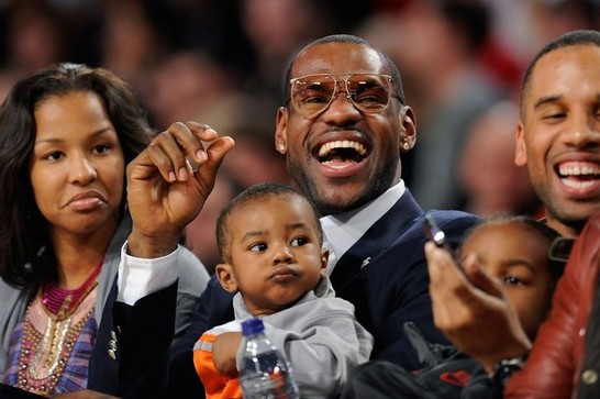 lebron james wife and children