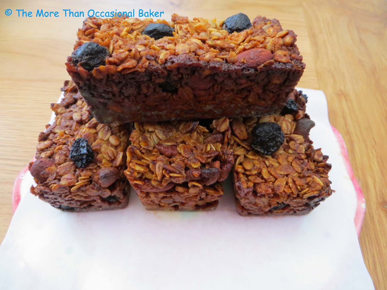 The more than occasional baker Fruit, Nut and Seed Flapjacks