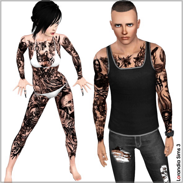 Full Body Tattoo The Sims 3 | my sims 3 blog full body tattoo by lore Full Body Tattoo The Sims 3 | my sims 3 blog full body tattoo by lore