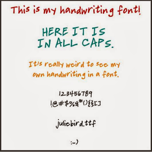 My Handwriting Font