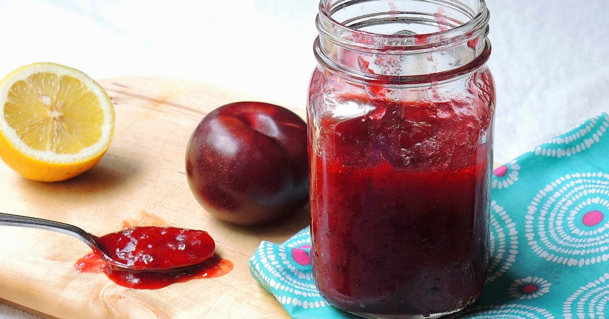 Cooking Creation Black Plum & Ginger Jam (Without Pectin)