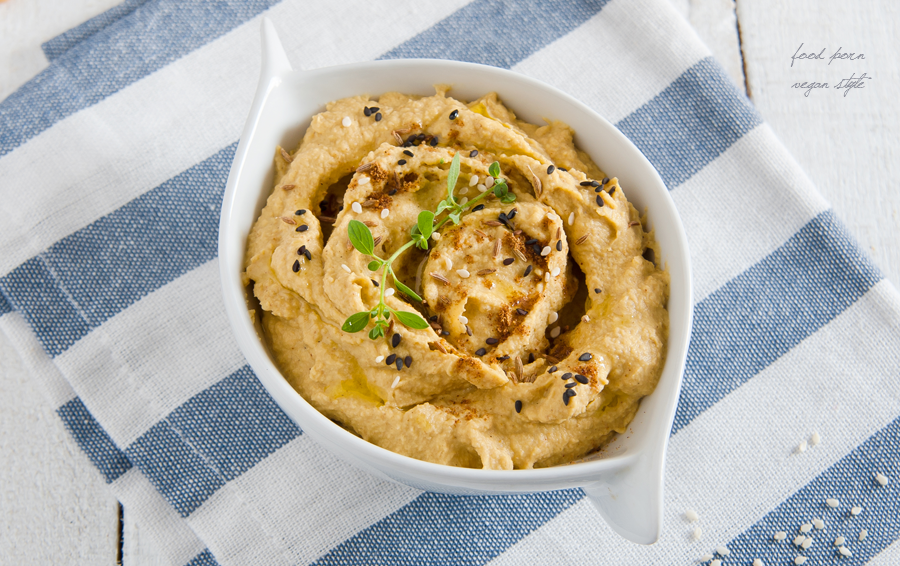 Food Porn, Vegan Style HUMMUS Z DYNIĄ I GARAM MASALA