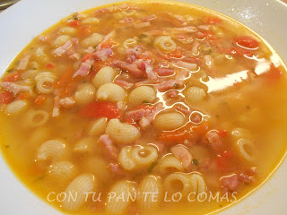 Sopa De Carne Con Pasta
