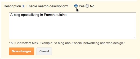 meta description