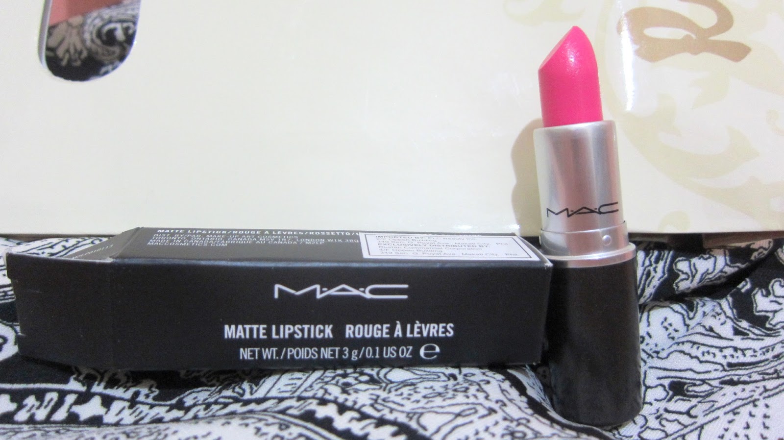 MAC MATTE LIPSTICK IN CANDY YUM YUM REVIEW callmekristine