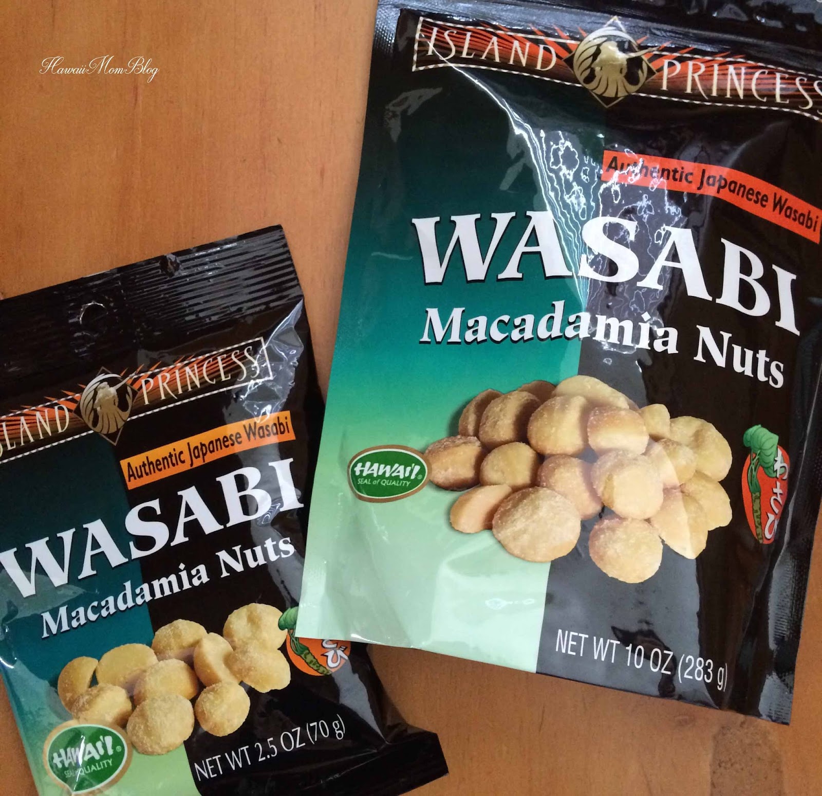 Hawaii Mom Blog Island Princess Hawaii's Wasabi Macadamia Nuts Review