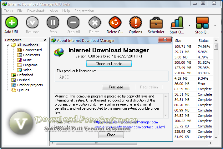 إضغط لتشاهد : Internet Download Managet 6.08 Beta + Patch mediafire Internet Download Managet 6.08 Beta + Patch mediafire