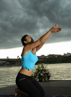 Ileana D'Cruz Hot Yoga Poses Stills