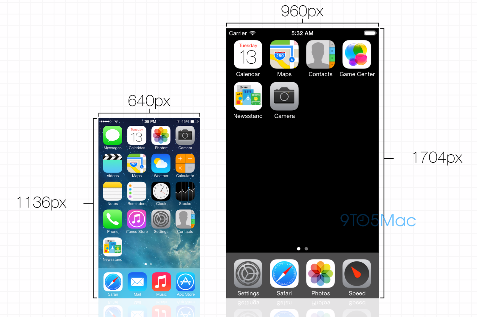1704*960 â€“ the resolution pegged for upcoming iPhone 6
