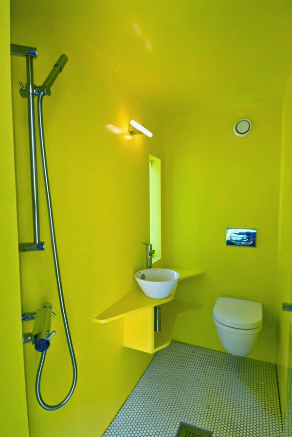 Accesorios baño amarillo ~ dikidu.com