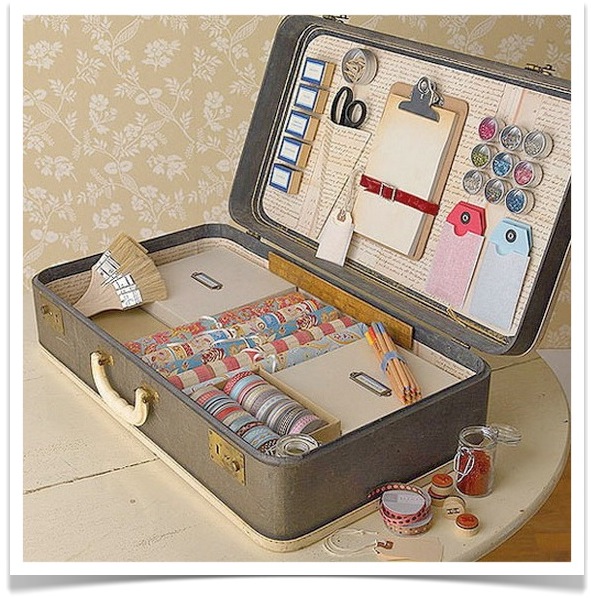 Viola Pearl Decorating With a Vintage Louis Vuitton Briefcase