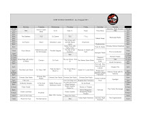 Schedule of KUSF In Exile