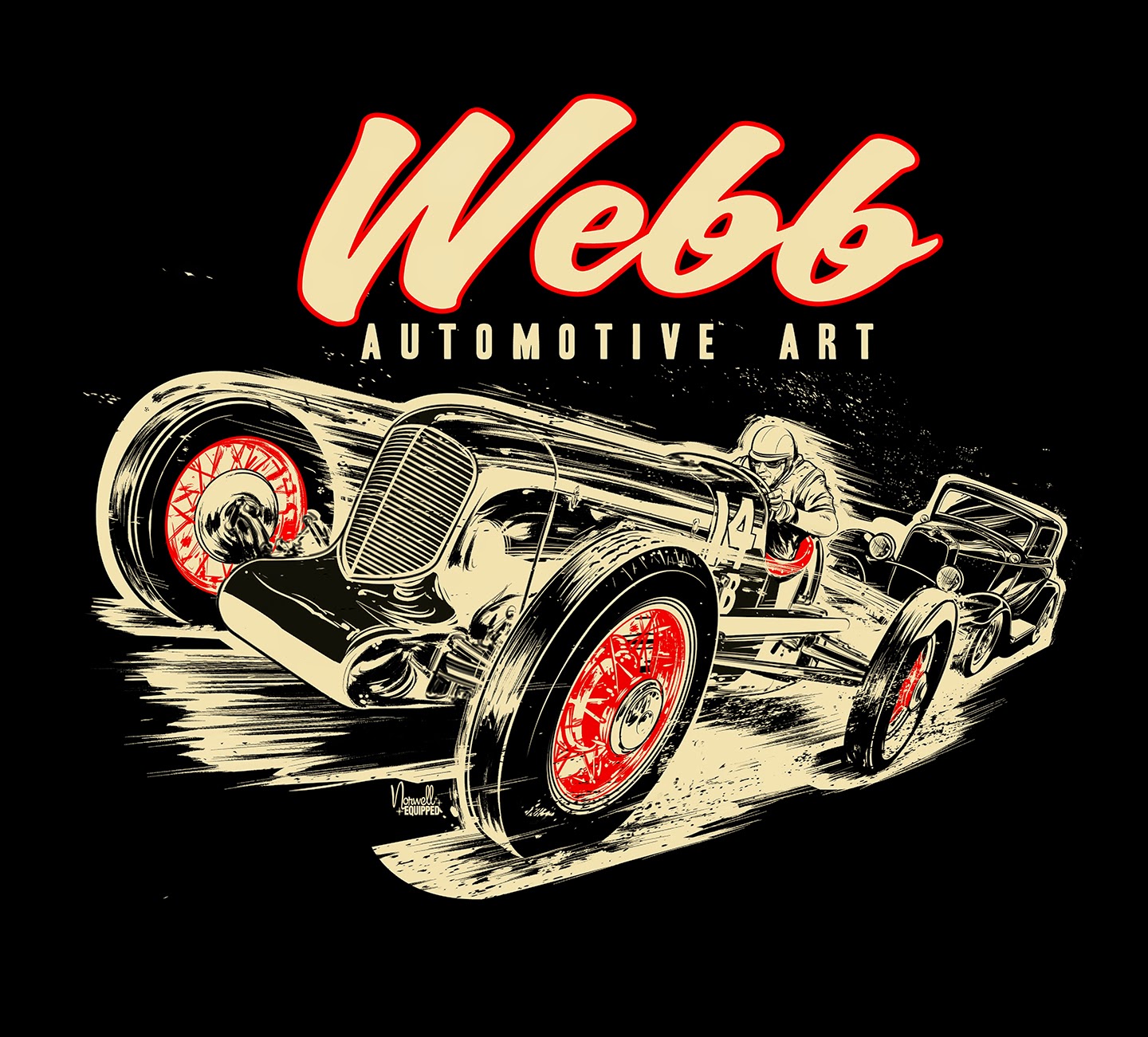 Drawn & Quartered b Automotive Art Classic Automotion
