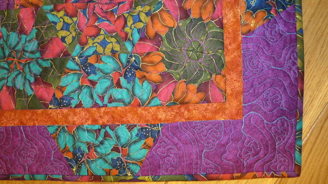 NickersMarie One Block Wonder with Floral Master Fabric