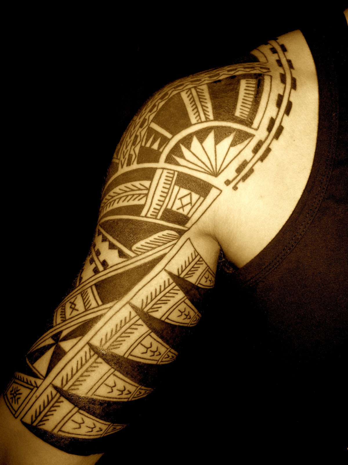 Samoan Style Tattoo Samoan Tattoo