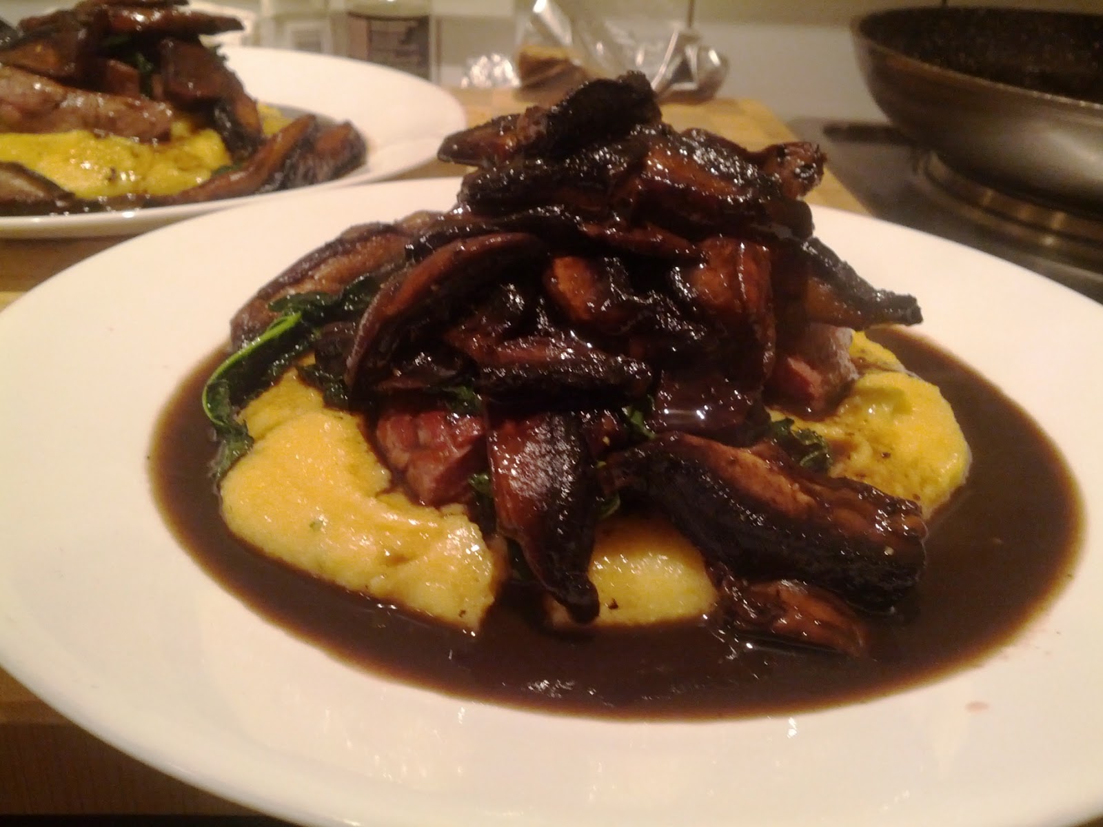Yum, Healthy and mostly Fast Recipes: Beef Eye Fillet with Polenta and