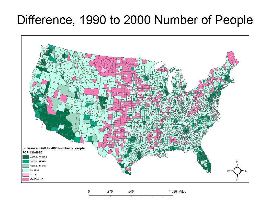 this map illustrates the change in population over a decade it hints at migratory trends the midwest seems to have lost significant amounts of its this map illustrates the change in population over a decade it hints at migratory trends the midwest seems to have lost significant amounts of its