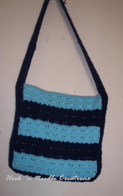 The bag was crocheted by her and I help with the lining and this ...