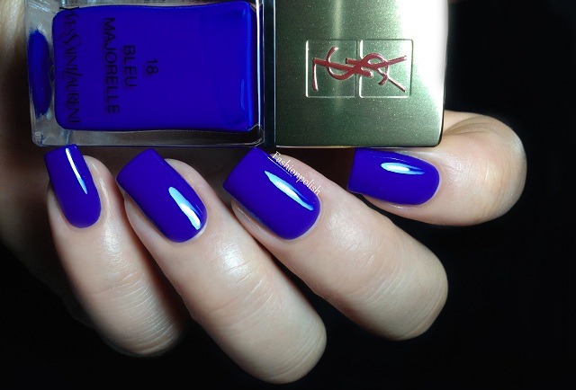 ysl bleu majorelle nail polish
