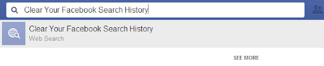Clear Facebook Search History