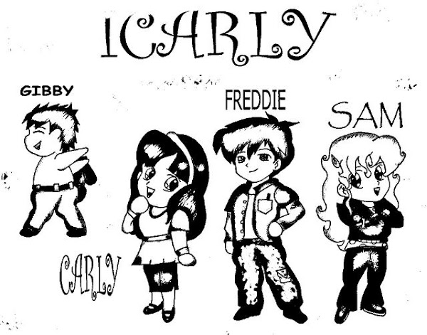 iCarly Printable Coloring Pages