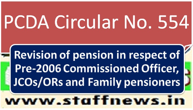 Revision Of Pension Of Pre 2006 Pensioners Pcda Circular | pension revision i r o pre 2006 commissioned officer Revision Of Pension Of Pre 2006 Pensioners Pcda Circular | pension revision i r o pre 2006 commissioned officer