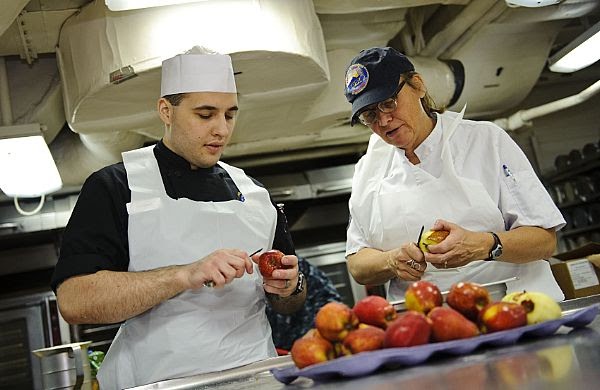 'Round the Chuckbox: Bakery school at sea